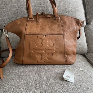 Tory Burch satchel in the color bark